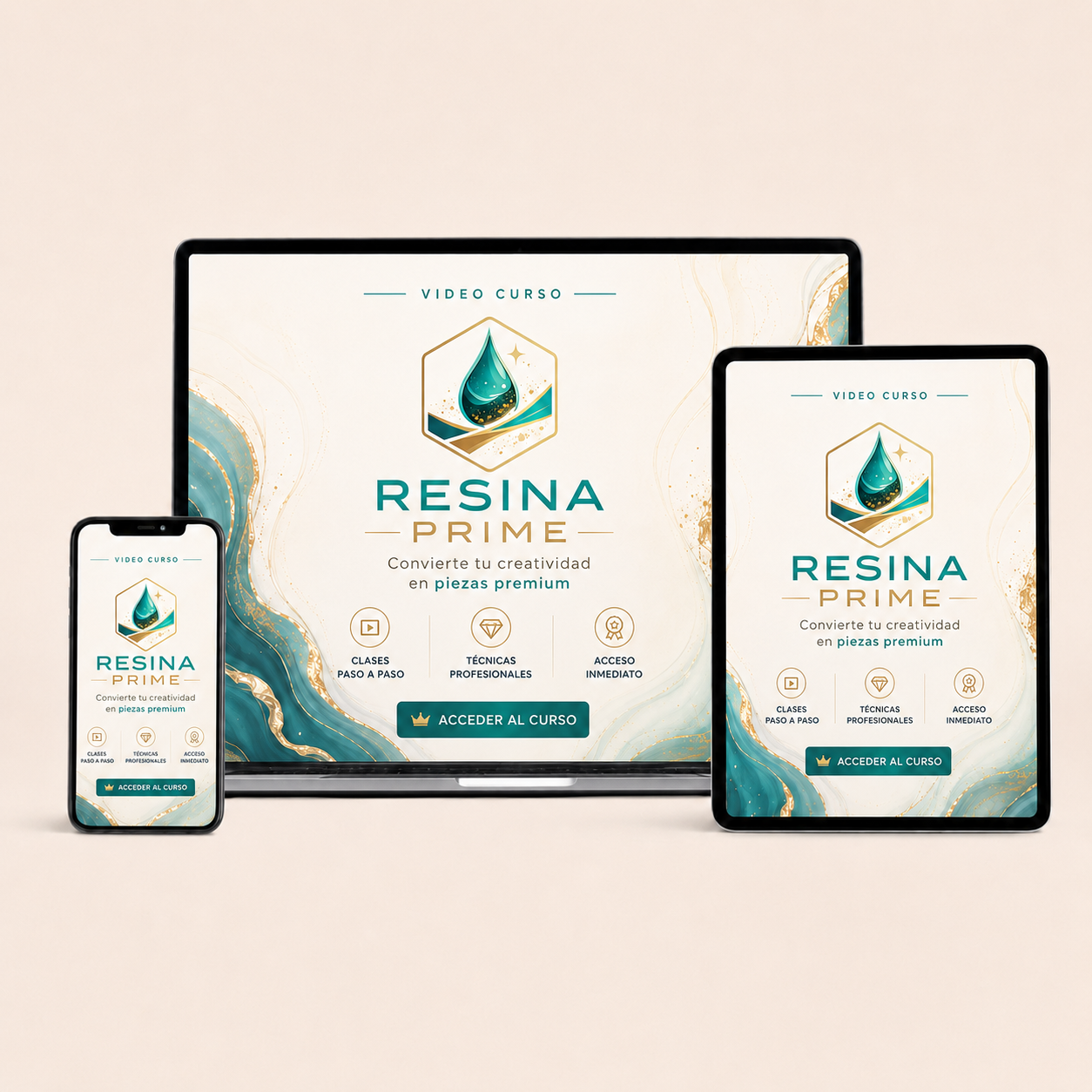 VIDEO CURSO RESINA PRIME + 13 BONOS 🎁