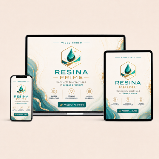 VIDEO CURSO RESINA PRIME + 13 BONOS 🎁